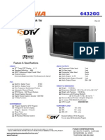 Sylvania 6432GG SDTV Specifications
