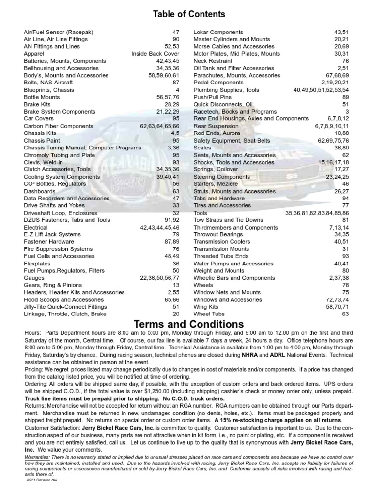 ウルトラゼットライザー -MEMORIAL EDITION- Jerry Bickel Race Cars 2014 Catalog | PDF | Axle | Screw