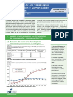 Tecnologia Informacion y Comunicaciones Ene Feb Mar 2014