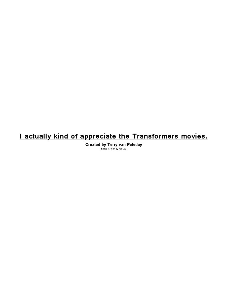 Transformers: Actually Genius | PDF | Radiation | Nature