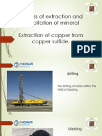 Process of Extraction and Exploitation of Mineral Extraction of Copper From Copper Sulfide