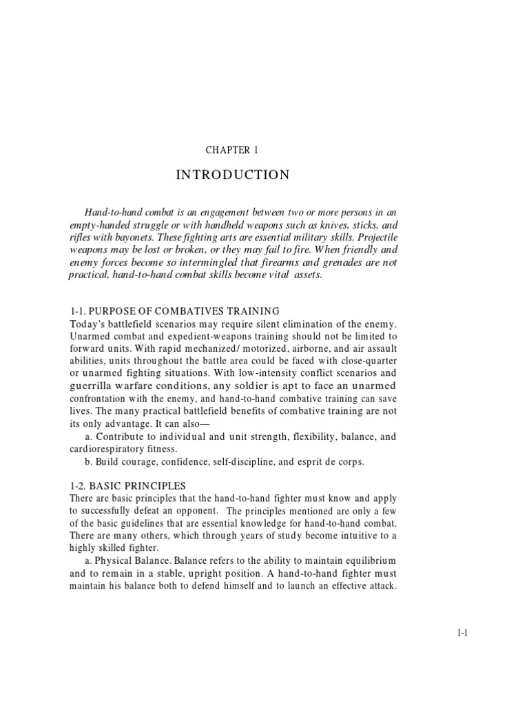 Hand To Hand Combat Manual PDF Grappling Sports
