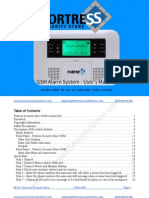 GSM Alarm System Manual v001