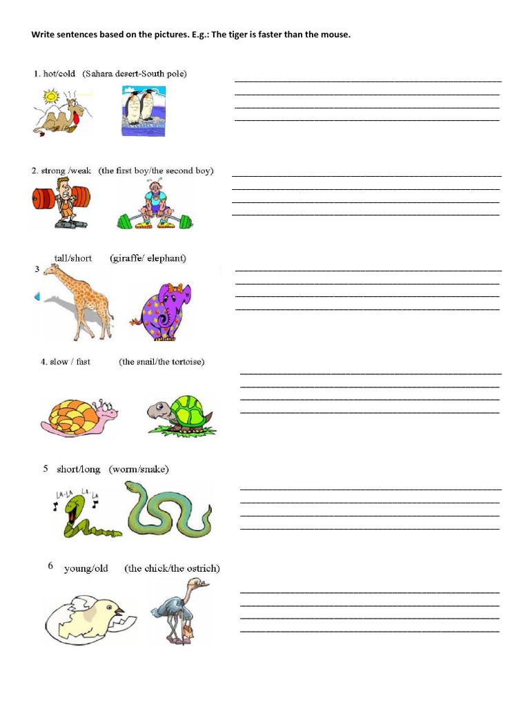 Comparisons SHORT Activities | PDF | Language Arts & Discipline ...