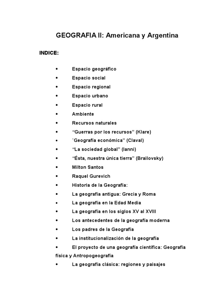 GEOGRAFIA II (Sintesis) | PDF | Área rural | Geografía, image size:768x1024