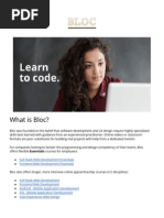 What Is Bloc?: Full Stack Web Development Essentials Frontend Web Development Essentials