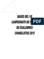 Bases Campeonato 2012