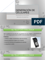 1 y 2 Generación de Celulares