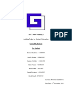Auditing Project Analysis of Goddard Enterprises