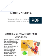 Materia y Energía