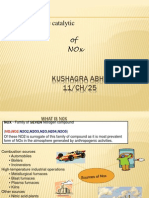 Selective Catalytic Reduction of Nox: Kushagra Abhishek 11/Ch/25