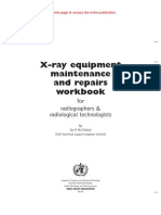 COMPLETE BOOK - WHO X-Ray Equipment Maintenance and Repairs Workbook