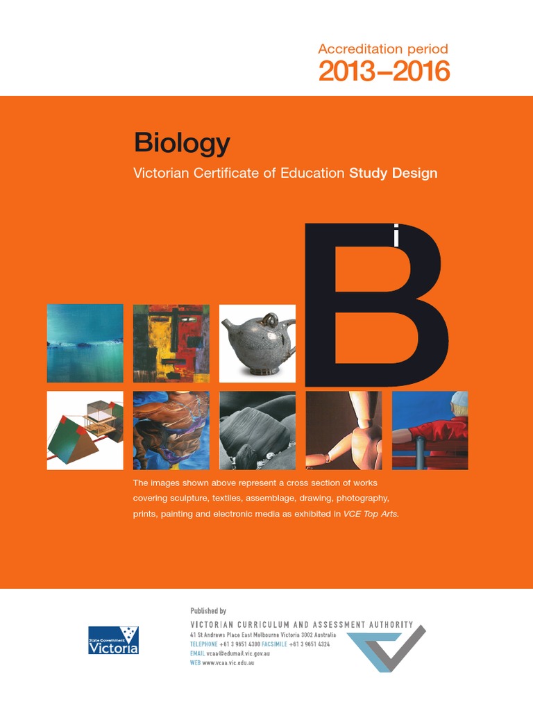 VCE Biology Study Design 2013 2016 PDF Heredity