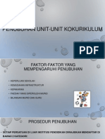 Penubuhan Unit-Unit Gerak Kerja Kokurikulum