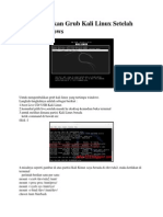 Mengembalikan Grub Kali Linux Setelah Install Windows