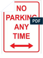 No Parking Any Time