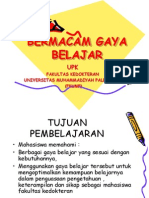 Bermacam Gaya Belajar