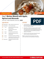 Cafe Style Bircher Museli With Apricots