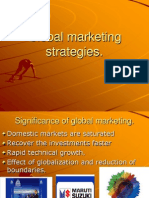 Global Marketing Strategies