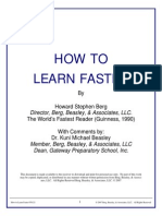 How To Learn Faster