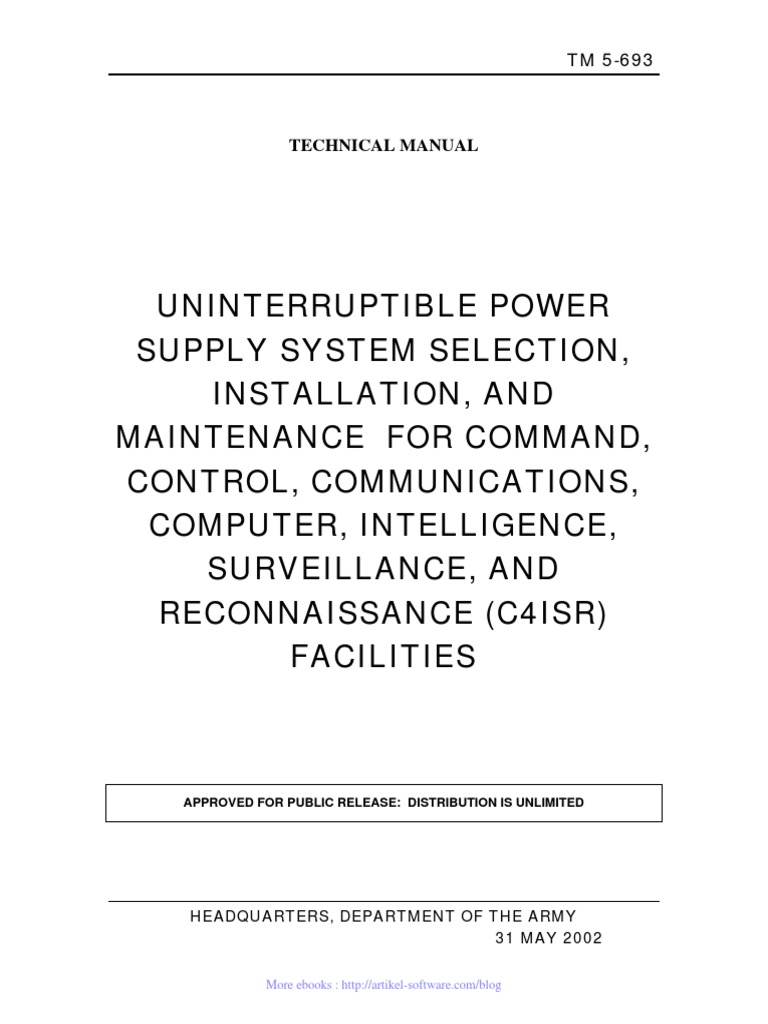 Ups Installation and Maintenance Manual | PDF | Rectifier | Power Inverter