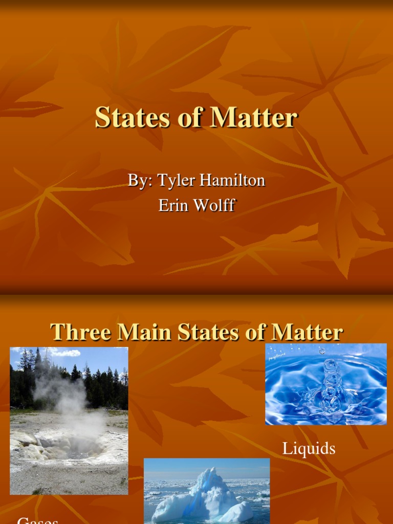 Exploring the Three States of Matter: A Comprehensive Guide to Solids, Liquids, and Gases  PDF 