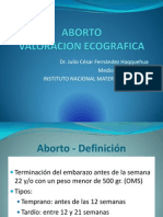 ABORTO Ecografia