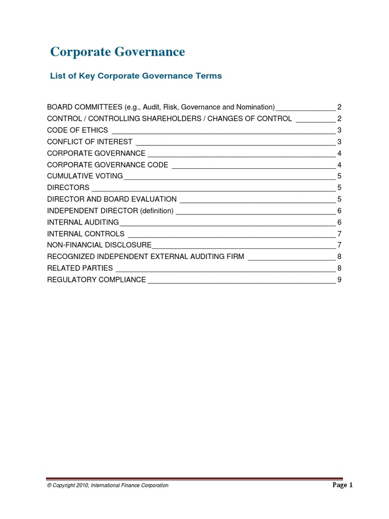 CG Terms | PDF