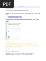 Numbers-In-Excel/ How To Create A List of Random Unique Numbers in Excel