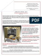 Strategies For Water Use Efficiency - Cooling Tower Selection - Part I