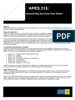 APES 215:: Forensic Accounting Services Fact Sheet