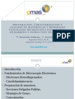 Microscopia Electrónica de Barrido y Rayos X