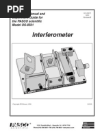 Download Introductory Michelson Interferometer Manual OS 8501 by Raul Andres Camacho Cruz SN231820700 doc pdf