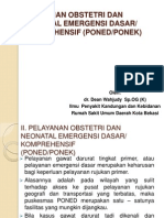 Pelayanan Obstetri Dan Neonatal Emergensi Dasar