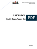 Chapter 2 Weekly Task Report