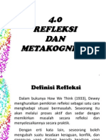 Refleksi Dan Metakognitif