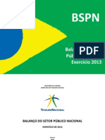 Balanço do Setor Público Nacional BSPN 2013