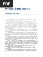 Mihail Sadoveanu Creanga de Aur 