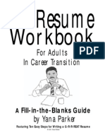 Resume Transition Workbook