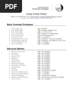 Nmap Cheat Sheet: Basic Scanning Techniques