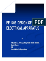 Basics of Electrical Machine Design