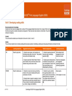 0500 Scheme of Work Unit 1