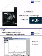 IOLMaster Advanced Technology software version 5