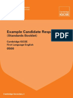 0500 First Language English Standards Booklet 2010 WEB