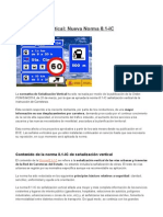 Senalizacion Vertical Norma 8.1IC