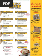 Which Wich Menu