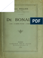 Henry Moulinié - de Bonald - La Vie-La Carriére Politique-La Doctrine