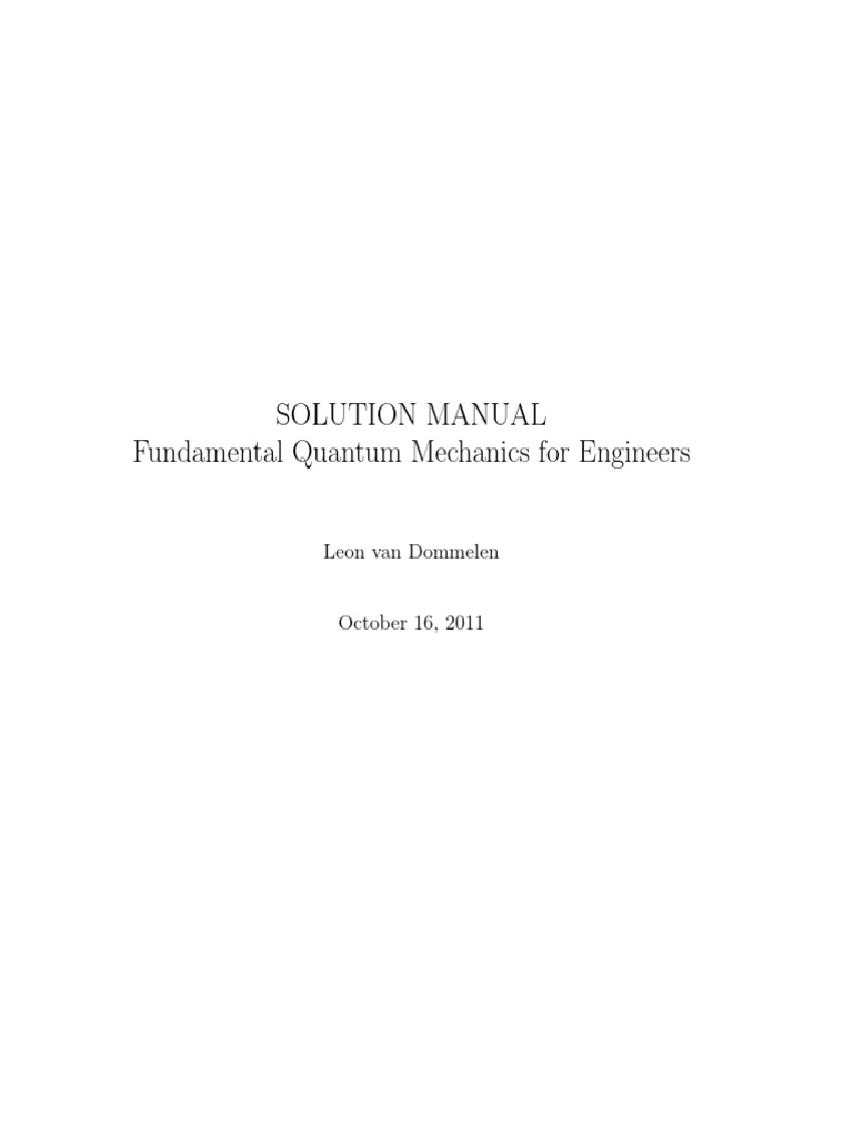 QUANTUM MECHANICS FOR ENGINEERS PDF visual data 7