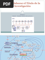 Como Elaborar El Título de La Investigación - PEDRO PEÑA