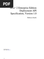 Java 2 Enterprise Edition Deployment API Specification, Version 1.0